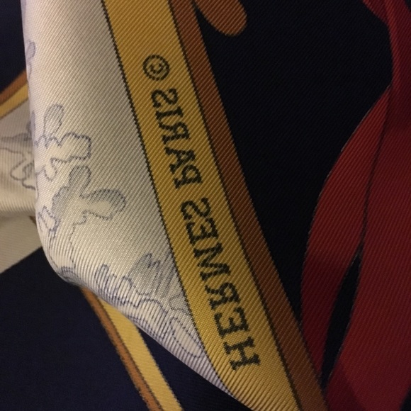Hermes Authentic Large Scarf. Beautiful!